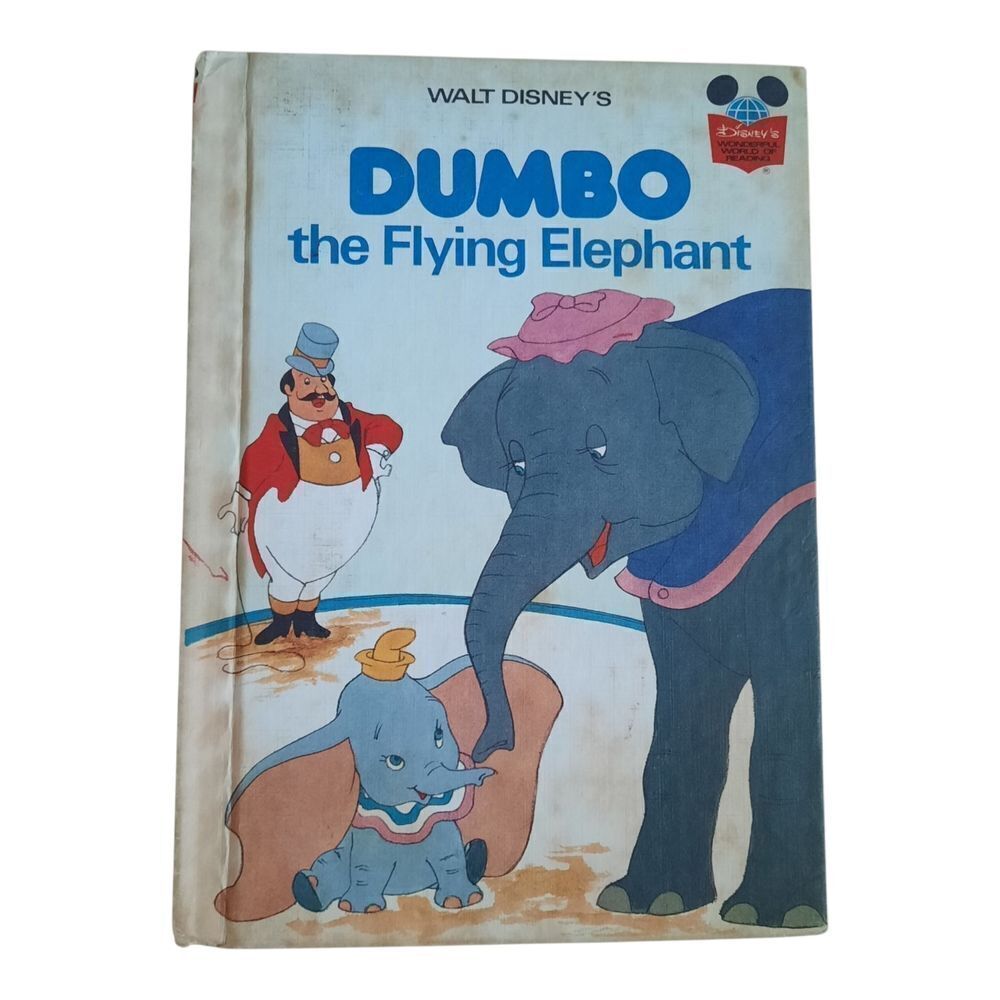 Disney Dumbo the Flying Elephant Book - Blue and Gray
